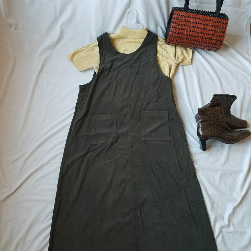 Forest Green Long Dress